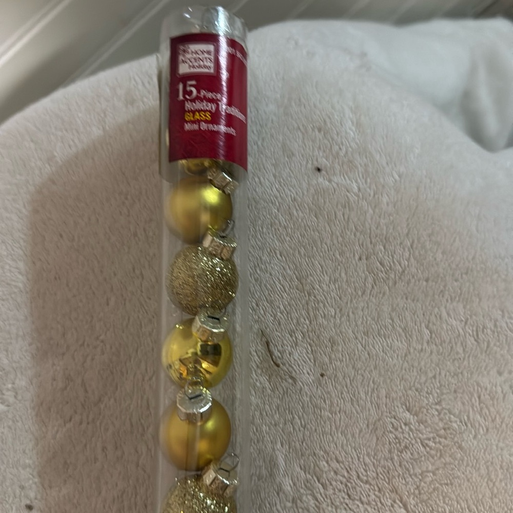 Gold Christmas Bulbs!!!